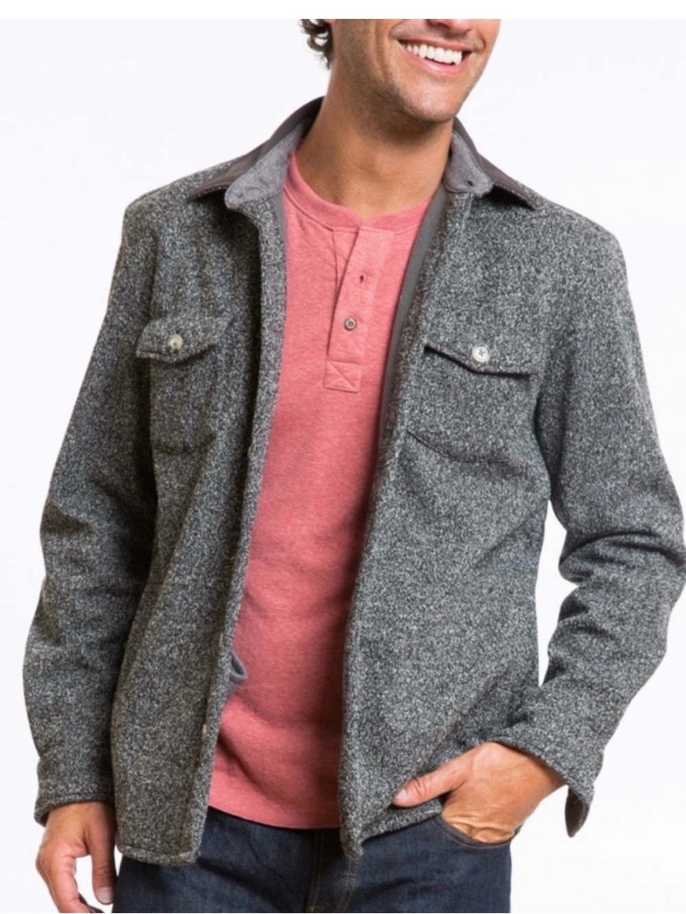 Marine Layer Rainier Shacket Size XL